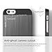 iPhone 6S Case, elago® [Outift Matrix][Black/Dark Gray] - [Premium Hybrid Construction][Brushed Aluminum][Spark Design Award] - for iPhone 6/6S