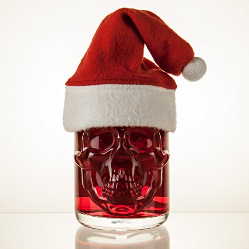 Limitierte Weihnachtsedition Red Chili Head Absinthe - 55% vol. Alc. - 0,5 Liter inkl. Weihnachtsmütze