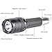 MCCC 350 Lumens 1X18650 Rechargeable Car Emergency LED Flashlight Universal Car Cigarette Lighter Charge Fits Any 12V Outlet Outdoor Survival Tools for Camping Battery Included (Black)