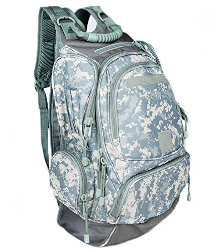 OUTGEAR Military Rucksacks Multipurpose Bounty Hunter Tactical Daypacks Backpacks with Grenade Survival Kit For Hiking Climbing School Outdoor Sports
