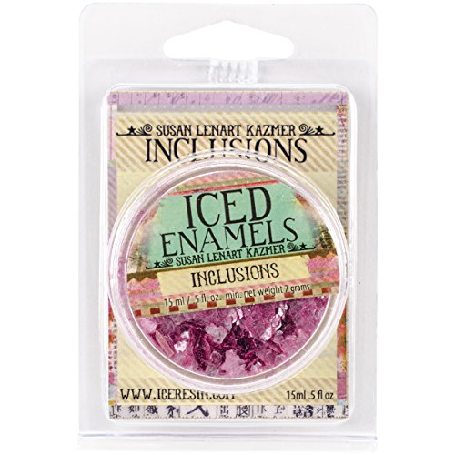 ICE Resin Shattered Mica, Raspberry