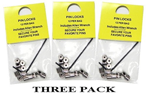 36 Locking Pin Keepers For Hat Lapel Vest