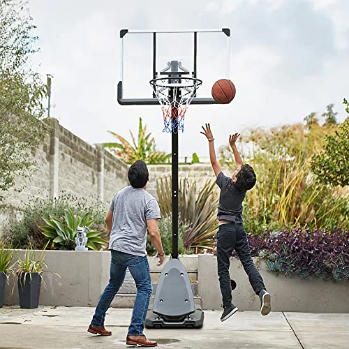 Basketball Hoop Outdoor Portable Adjustable Basketball Goal System