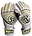 Goalkeeper Gloves - Goalie Gloves to Help You Make the Toughest Saves - Secure and Comfortable Fit With Extra Padding to Reduce the Chance of Injury (White & Black, Size 4 = Youth XS)