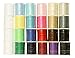 Polyester Sewing Thread 24 Spools Multi Colored 200 Yards