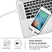 Lightning Cable, Sundix iPhone Charger 5Pack 6FT 8-Pin USB Charging Cable Cord Compatible with iPhone X 8 8 Plus, iPhone 7 7 Plus 6 6s 6 Plus 6s Plus, iPhone SE 5 5s 5c, iPad, iPod and More(White)