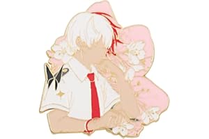 FUNBOAT MHA Bakugo Enamel Pins Brooches - Anime Deku Badges Pins - Halloween Cosplay Gifts for Kids Girls Teens Women Men