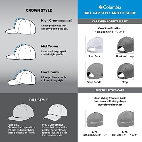 Unisex PFG Mesh Fish Flag Ball Cap, Titan/Weiß, L/XL