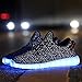 PENGCHENG Men's Women's 7 Colors LED Shoes Fashion Sneakers Sports Shoes