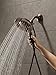 Delta Faucet 5-Spray In2ition 2-in-1 Dual Hand Held Shower Head with Hose, Venetian Bronze 58045-RB