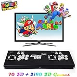 XFUNY Arcade Game Console 1080P 3D &amp; 2D Games 2260 in 1 Pandora's Box 70 3D Games 2 Players Arcade Machine with Arcade Joystick Support Expand 6000+ Games for PC / Laptop / TV / PS4