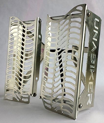 Suzuki 00-11 DRZ400E/K Radiator Gaurds - Bare Aluminum