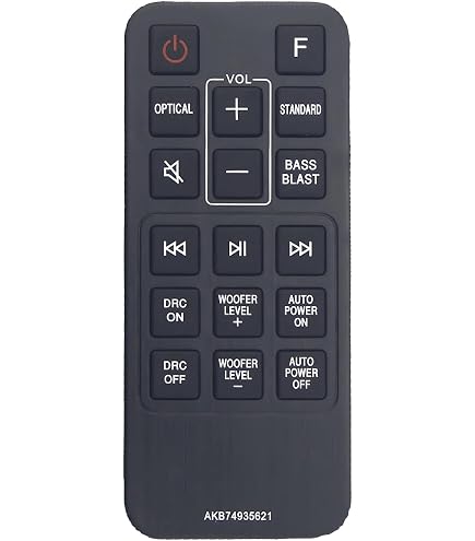 Télécommande De Remplacement Pour Barre De Son LG SJ3, SJ4, SH4, Etc. - Compatible AKB74815331 - 8
