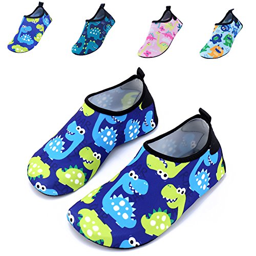 Vivay Toddler Kids Water Shoes Quick Drying Swim Beach Shoes Aqua Socks for Boys & Girls