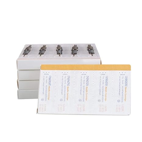 Dragonhawk 50pcs Mix Size Tattoo Needles Disposable Sterilized Needles for Tattoo machines