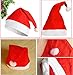 Yansanido 1 Dozen(12pack) 16'' x 12.2'' Adult Santa Hat Traditional Red and White Felt Hats Christmas Santa Hat