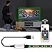 USB LED Strip Lights Kit, Bias Lighting with RF Remote Controller, IP65 Waterproof Flexible Strip Light, 5050 RGBW, 5V USB Cable TV Backlight Kit, Lighting Rope for TV, TV Lights, LED Strip (6.56ft)