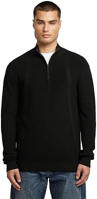 8719965012981 Sweatshirt Masculino Estrutura Meio Fecho, Preto DK Preto D26726-c868-6484, XXL
