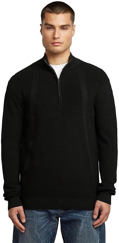 8719965012981 Sweatshirt Masculino Estrutura Meio Fecho, Preto DK Preto D26726-c868-6484, XXL
