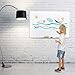 Magnetic Writeboard 24X36 Dry Erase Board Hanging & Wall Mounted Whiteboard S Aluminium Frame Message Boards for Home, School, Office, Kitchen