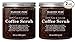 Majestic Pure Arabica Coffee Scrub - All Natural Body Scrub for Skin Care, Stretch Marks, Acne & Cellulite, Reduce the Look of Spider Veins, Eczema, Age Spots & Varicose Veins, Set Of 2