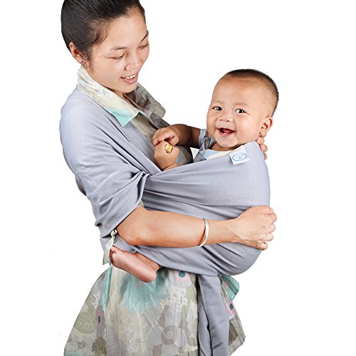 My miumiu Baby Straps Baby Wrap Carrier Baby carrier (Grey)
