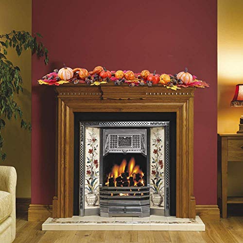 coowei 166 PCS Thanksgiving Decoration for Home Artificial Pumpkins Set for Decoration Fall Harvest Home Decoration Wedding Party Table Fireplace Decor