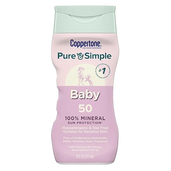 COPPERTONE PURE AND SIMPLE BABY SUNSCREEN LOTION SPF...