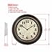 45MinST 18 Inches Retro Wall Clock, Silent Non Ticking Battery Operated Movement, Home/Wall Decor, Easy to Read, Decorate Bedroom/Living Room/Office