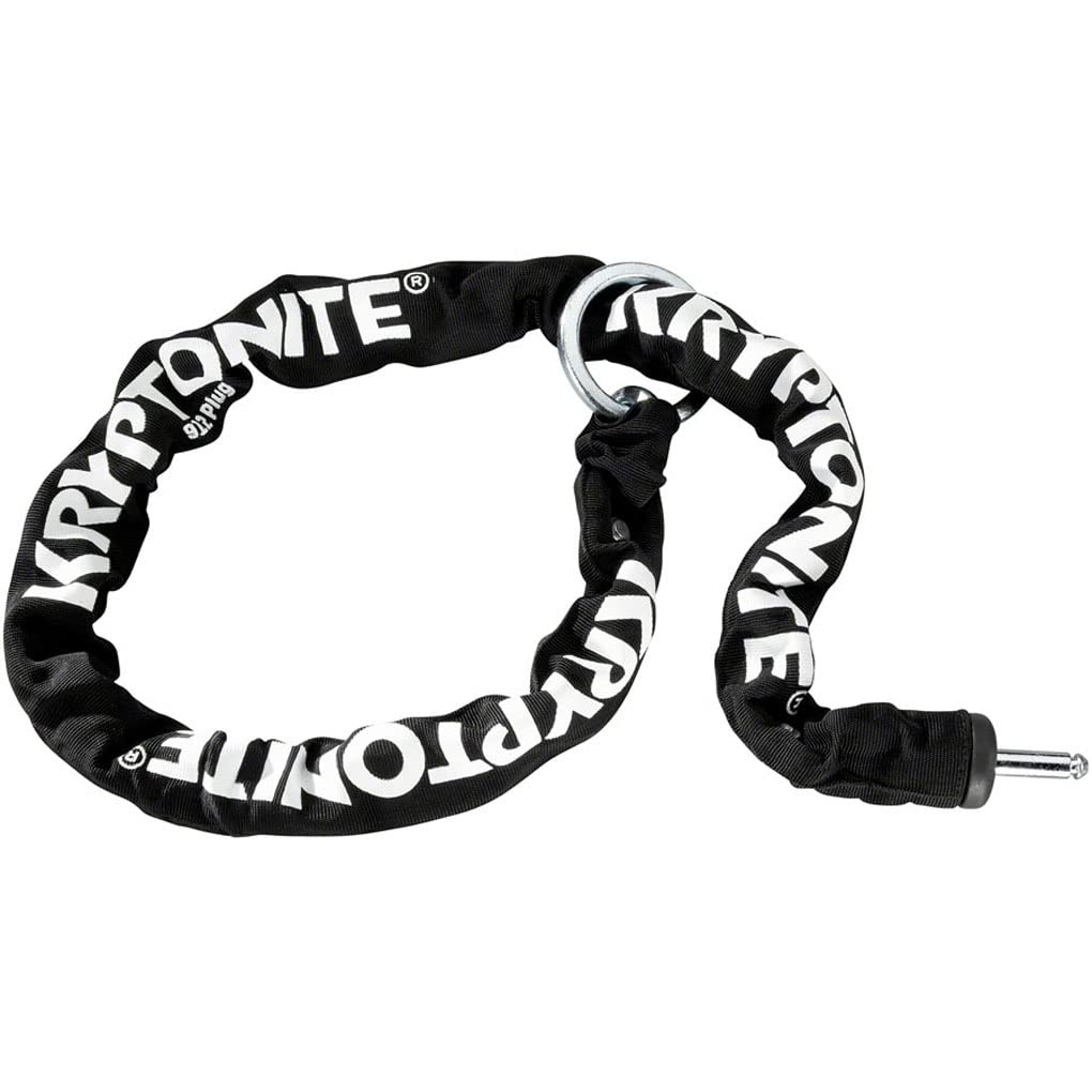 Kryptonite Frame Lock Plug in 9mm Chain - 120cm Length, Black, One Size, GK002277
