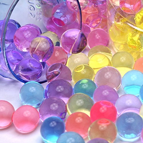 MarvelBeads Water Beads Rainbow Mix, 8 ounces (half pound), for Orbeez Spa Refill, Sensory Toys and Décor Toys & Games, Arts & Crafts, Fuse Beads