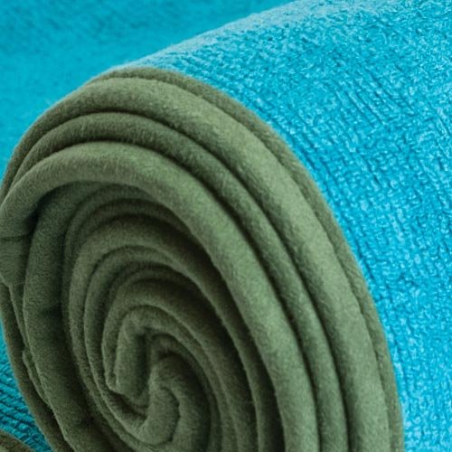 Cush Yoga TowelÂ - 100% Microfiber Yoga Mat TowelsÂ -Â Without Silicone Backing -Â AbsorbentÂ -Â 600Â gsmÂ -Â Ultra-Thick forÂ BikramÂ andÂ Hot YogaÂ -Â Â Multiple Sizes and ColorsÂ -Â 24" x 72"