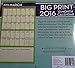 12-Month 2016 Big Print Wall Calendar