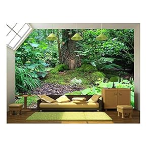 Little Fairy Tale Door in a Tree Trunk