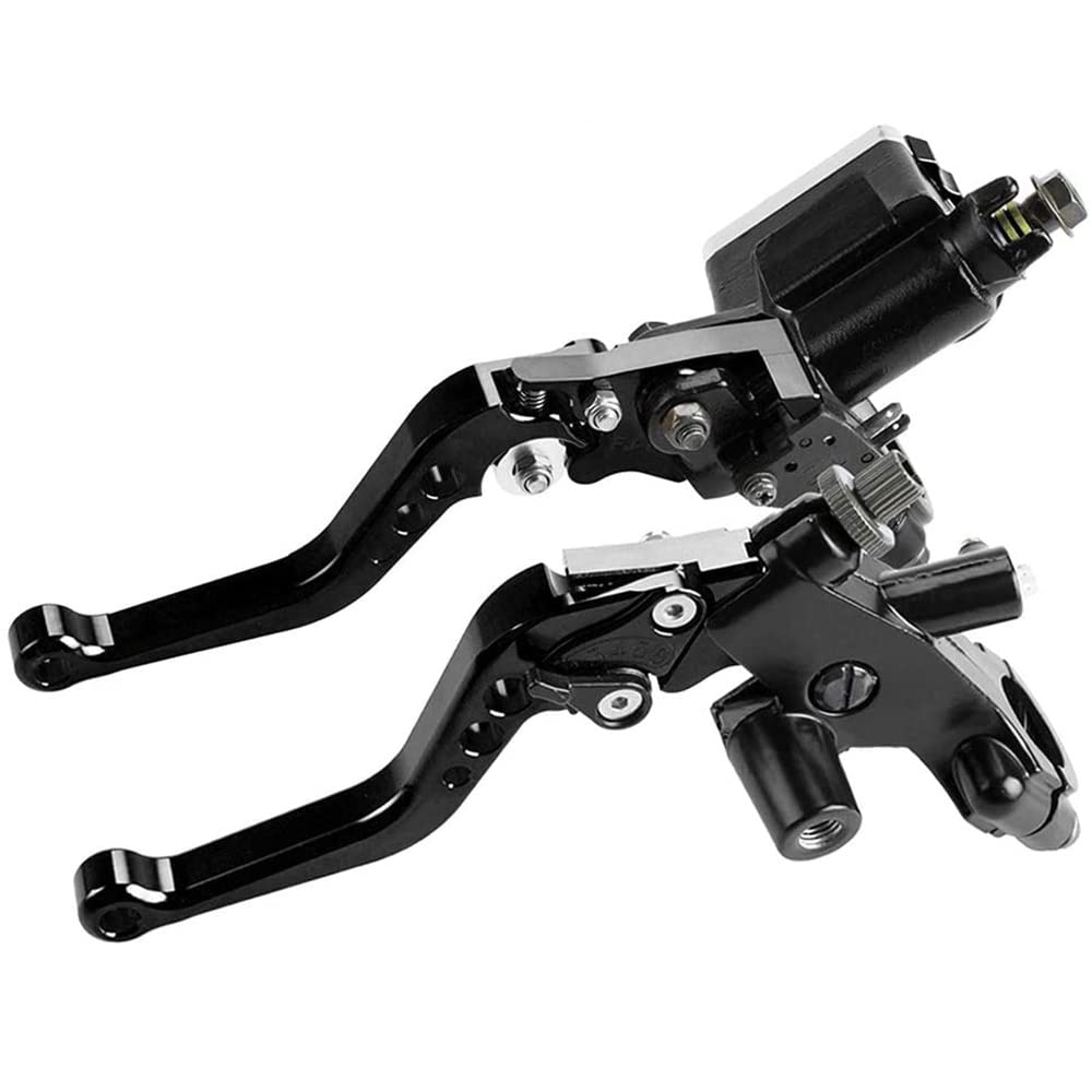 CENPEK Universal Motorcycle 7/8inch 22mm Handlebar Brake Master Cylinder Clutch Lever Left and Right Set for Most Motorcycle