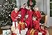 Leveret Moose 2 Piece Pajama 14 Years Red