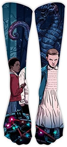 Stranger Friend Things Xmas Unisex Family High Knee Stocking 3D Printed Long Socks