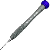 Tri-point Y000 0.6mm Screwdriver for Cell Phone &amp; Smartwatch | Y Shape Tip, Magnetic S2 Steel Head, Free Spin Cap, Non-slip Grip, Tri Wing Precision Screwdriver Repair Tool for Electronics