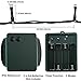 LED String Fairy Lights Green Cable Battery Power Operated Indoor & Outdoor for Christmas Tree Xmas Party Garden Decoration (100LEDs, Warm)