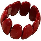 Pingyongchang Chunky Multicolor Acrylic Bangle for Women Wide Irregular Large Square Resin Bracelet Geometric Plastic Wristbands Cuff Bangle for Women Holiday Gifts Jewelry