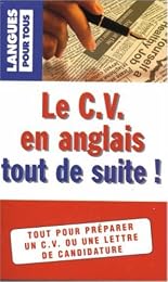 Le  CV en anglais tout de suite !