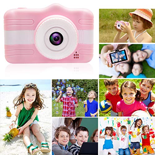 Joytrip Kids Digital Camera 3.5 Inch Screen Mini Rechargeable Toy Camera Gifts for Kid Boys & Girls Ages 4-12 Child Selfie Camera Camcorder(Pink) ... - Thumbnail 6