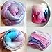 Staron Fluffy Slime Floam, 100ml DIY No Borax Squishy Mixing Cloud Slime Scented Stress Relief Clay Sludge Toys for Kids and Adults (Multicolor)