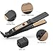 Spaire Hair Straightener Negative Ionic Wet Hair Applicative PTC Ceramic Flat Iron Hair Styler with LCD Fast Heating Temperature Control and Lock Design