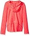 adidas Little Girls' Performance Hoodie, Flash Red Heather, 5