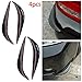 4PCS Corner Car Front Rear Bumper Guard Protection Sticker Edge Lip Anti-Collision Black