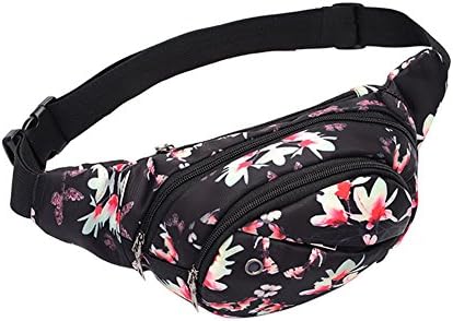LQZ Multi-Function Men Women Waist Packs Pouch Chest Bag for Jogging Running Riding (5C)