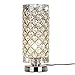 Crystal Silver Table Lamp