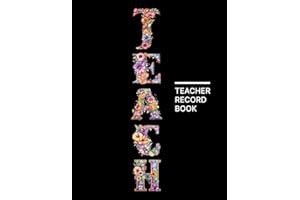 Teacher Record Book: Record Book for Grading and Attendance, Large Print Class Record Book, Gradebook for Teachers, Grade Tracker for Teachers to ... for Homeschool & Perfect Teacher Gifts.