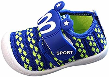Anxinke Toddlers Girls Boys Casual Cute Cartoon Prewalker Sneaker Squeaky Single Shoes